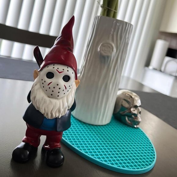 Horror Garden Gnome Statue Halloween Indoor Decor for Home or Yard Gift Movie - Picture 5 of 8